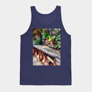 Greenhouse with Flowerpots Tank Top